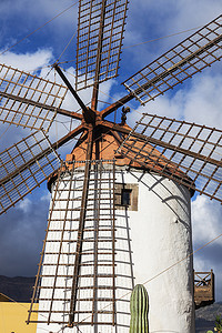 大加那利岛的风车