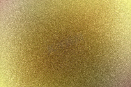 拉丝黄色金属板表面，抽象纹理背景