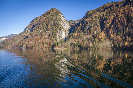 贝希特斯加登国家公园的 Koenigssee 湖