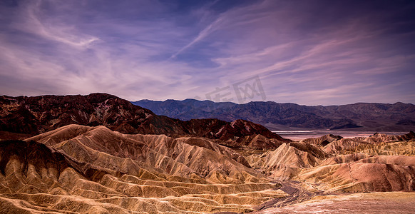 Zabriskie 点，死亡谷，加利福尼亚州，美国