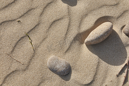 用鹅卵石风吹平沙子的质地#7