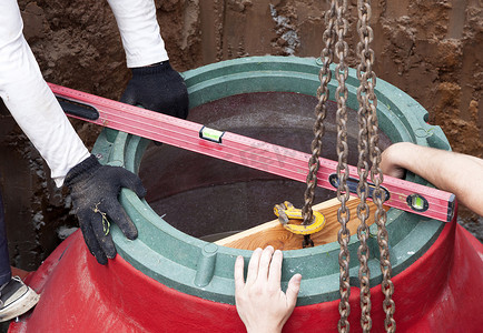 污水系统地下水箱安装