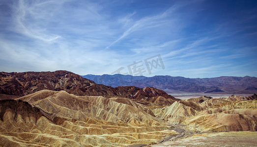 Zabriskie 点，死亡谷，加利福尼亚州，美国