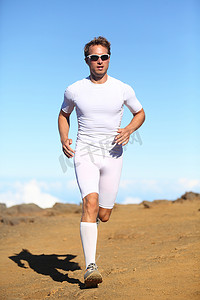 运动员运动健身赛跑者跑步