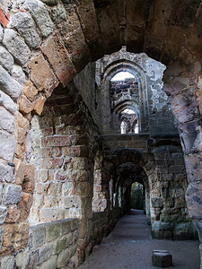 奥伊宾城堡的旧走廊