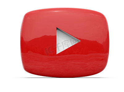 视频封面摄影照片_Youtube 播放按钮标志视频图标徽标在线广播服务符号