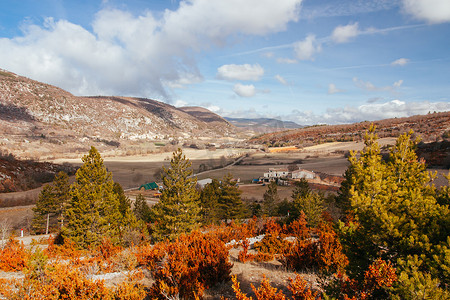 法国普罗旺斯的乡村风景