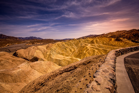 Zabriskie 点，死亡谷，加利福尼亚州，美国