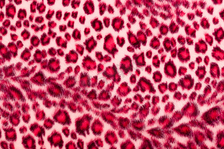 粉红色豹纹印花