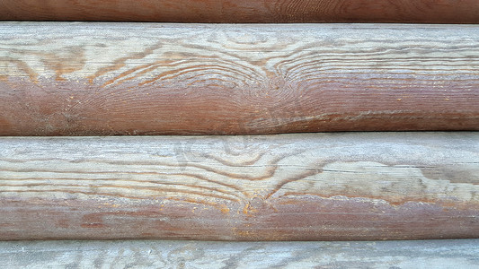 灵感板摄影照片_棕色背景，木梁，原木，木板