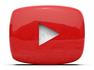 视频封面摄影照片_Youtube 播放按钮标志视频图标徽标在线广播服务符号