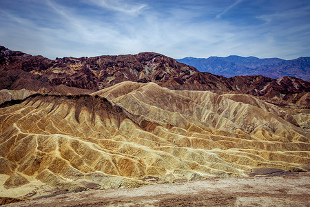 Zabriskie 点，死亡谷，加利福尼亚州，美国