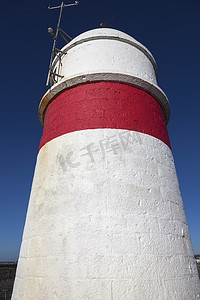 天恩摄影照片_马恩岛卡斯尔敦的灯塔