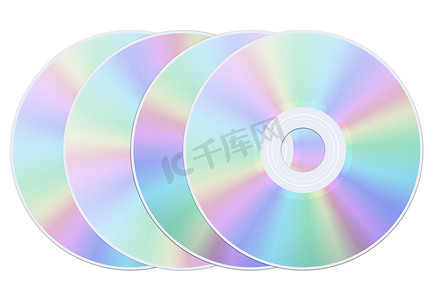 孤立的磁盘 dvd cd