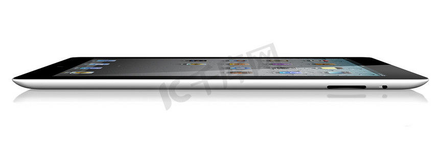 Apple iPad 2 Wi-Fi 64Gb + 3G 侧视图