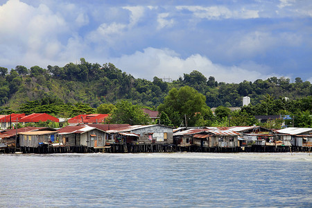 婆罗洲的贫民窟