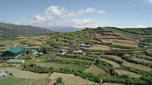 菲律宾吕宋岛山区省份的农田