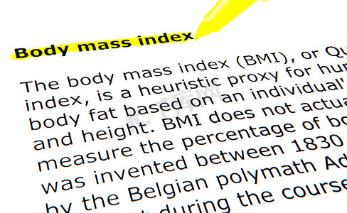 BMI - 身体质量指数