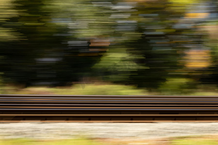 动态火车动态火车摄影照片_铁路高动态运动模糊，抽象模糊背景
