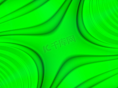 绿色电脑壁纸摄影照片_绿色分形
