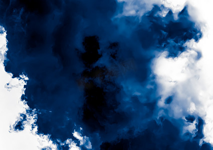 抽象背景简约摄影照片_简约的蓝色多云背景作为抽象背景，最小值