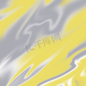 抽象流体纹理背景的2021年黄色和灰色设计颜色