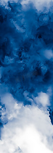 简约的蓝色多云背景作为抽象背景，最小值