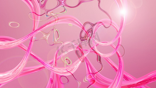 抽象背景与粉红色表面上的纹理图案。