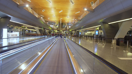 卡塔尔航空摄影照片_卡塔尔多哈国际机场