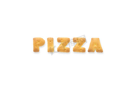 The Letter Word PIZZA 字母饼干饼干