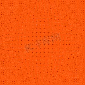 抽象的橙色球形凹凸纹理