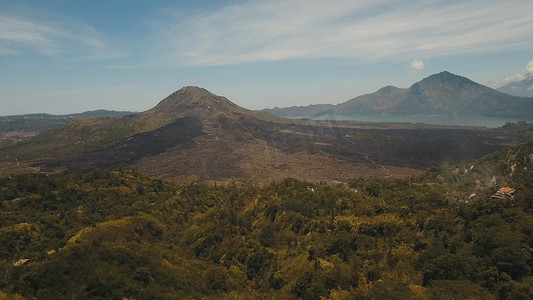 巴图尔火山，巴厘岛，印度尼西亚。