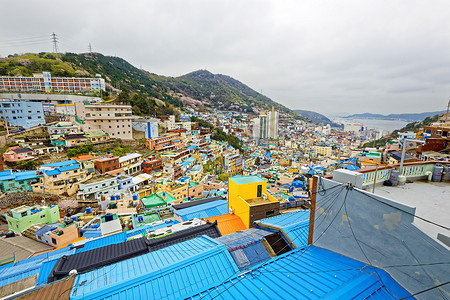 广安桥摄影照片_釜山甘川文化村