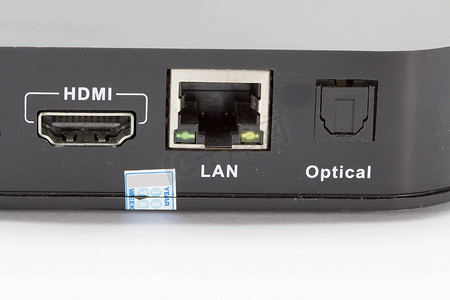 接收盒USB LAN HDMI接口