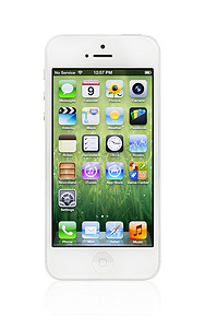 iphone表盘摄影照片_新白苹果 iPhone 5