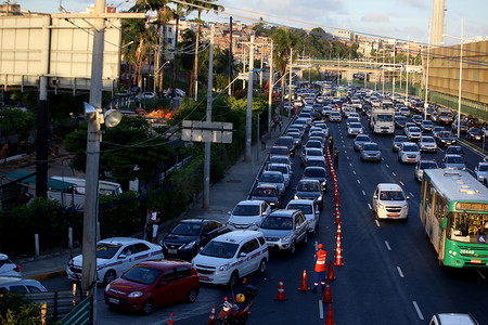 萨尔瓦多街头交通拥堵
