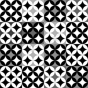 黑白创意黑白画摄影照片_黑白几何图案