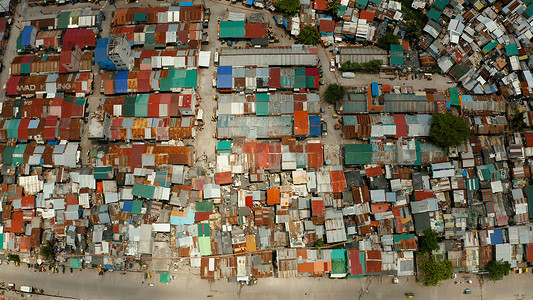 马尼拉市的贫民窟和贫困地区。