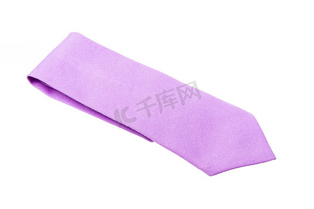 纯紫色商务领带