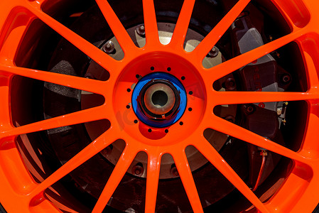 McLaren F1 GTR Longtail 橙色 OZ Racing 合金细节