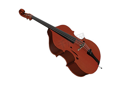 低音提琴作为制作音乐的乐器