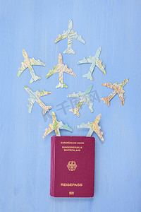 与纸飞机的护照