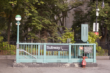纽约布鲁克林大桥市政厅地铁站入口