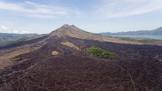 巴图尔火山，巴厘岛，印度尼西亚。