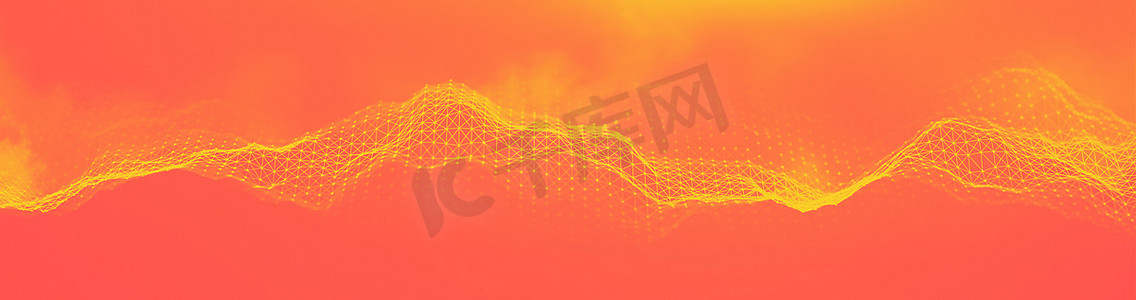 火箭模板摄影照片_减速火箭的橙色抽象背景。
