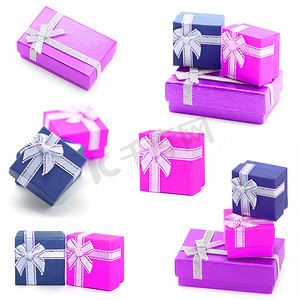 粉色系列摄影照片_礼品盒系列