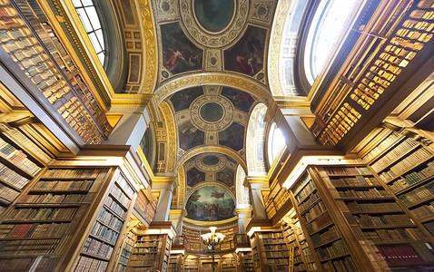 图书馆，国民议会，巴黎，法国