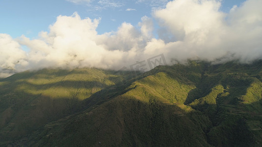 省份版图摄影照片_菲律宾的山区省份。
