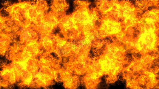 爆炸爆炸火摄影照片_火抽象火焰背景爆炸