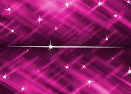 明亮的粉红色背景与星光抽象